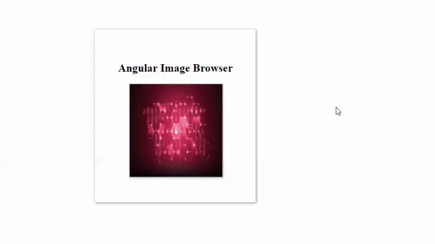 Angular Image Browser Preview